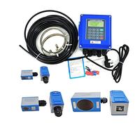 Misuratore di portata d'acqua, TUF-2000B Ultrasonic Flow Meter DN50mm-DN700mm Wall Mounted Type Ultrasonic Liquid Flowmeter IP67 Protezione TM-1 Transducer(Host TS2 TM1 TL1)