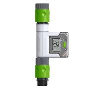 Misuratore di portata d'acqua Wi-Fi per tubo da giardino Contatore dell'acqua intelligente con 4 modalità di flusso Monitoraggio del flusso in tempo reale Avvisi sull'utilizzo del display di facile