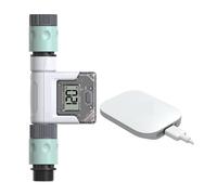 Misuratore Di Portata D'acqua WiFi Contatore Del'acqua Intelligente For Misuratore Di Portata Del Tubo Da Giardino GPM Utilizzo Del'acqua Riempimento Dela Piscina For Camper(1PCS meter with Hub)