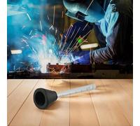 Misuratore di portata del gas per MIG e per saldatura TIG - 0-25 L/min Tester di flusso digitale professionale, corpo PC, graduazioni in litri, compatibile con tutti i gas schermati,