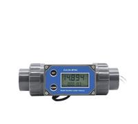 Misuratore di portata del liquido, DN15-DN80 Misuratore di portata della turbina digitale Schermo LCD elettronico Misuratore di portata Tubo in PVC per acqua liquida per strumenti di irrigazione del