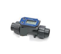 Misuratore di portata dell'acqua, flussometro digitale DN25-DN80, display LCD, misuratore di portata elettronico per tubi in PVC, acqua liquida, per attrezzi di irrigazione agricoli e giardini,per