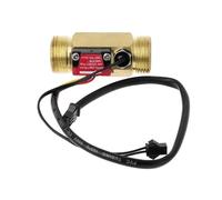 Misuratore di portata dell'acqua, Flussostato 'acqua Con Sensore Di Flusso G3/4" Con Rilevamento A Temperatura For Misuratori Di Portata Hall Con Guscio In Rame Con Sensore Di Liquido