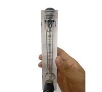 Misuratore Di Portata Dell'acqua LZM-15T Con Valvola Di Controllo, Rotametro A Pannello PMMA, Maschio BSP Da 1/2", 0,2-2/2-18 LPM, 1 Pezzo, For Il Monitoraggio Del Flusso Trasparente(25-250 LPH)