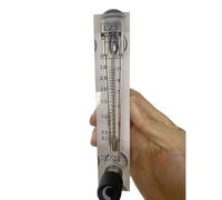 Misuratore Di Portata Dell'acqua LZM-15T Con Valvola Di Controllo, Rotametro A Pannello PMMA, Maschio BSP Da 1/2", 0,2-2/2-18 LPM, 1 Pezzo, For Il Monitoraggio Del Flusso Trasparente(1-11 LPM)