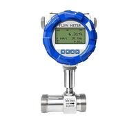 Misuratore di portata dell'acqua, Misuratore di portata ad alta precisione, display digitale LCD Misuratore di portata SS304, 4-20 mA RS485 Uscita a impulsi Acqua Alcol Benzina per acqua, gasolio e al