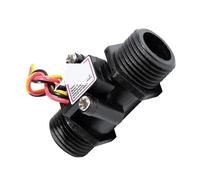 Misuratore di portata dell'acqua, Misuratore di portata ad effetto Hall da 1/4" for acqua, DC3.5-24, con attacco rapido e buona tenuta stagna,per acqua e benzina