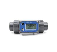 Misuratore di portata digitale a turbina, misuratore for acqua liquida con display LCD elettronico DN25-DN80 for irrigazione agricola/giardino(DN32)