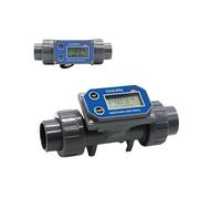 Misuratore di portata digitale con display LCD elettronico, misuratore for tubi in PVC, acqua liquida for attrezzi da irrigazione giardino, DN25/40/50(DN25)