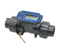 Misuratore di portata digitale for condotte in PVC, sensore di portata dell'acqua liquida for la misurazione dei liquidi fognari for l'irrigazione Letture precise(With cable,DN50)
