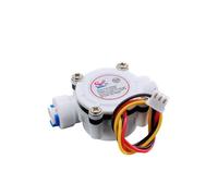 Misuratore di portata, DN6 G 1/4" PE Contatore acqua Sensore di flusso 0,5-6L/min Indicatore alta precisione Misuratore portata for distributore d'acqua