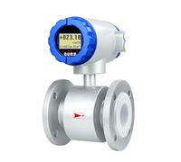 Misuratore di portata elettromagnetico ad alta precisione, misuratore di portata a turbina for la misurazione di latte, acqua, 4-20 mA, impulsi, RS485 Letture precise(DN65)
