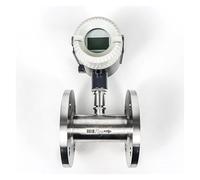 Misuratore di portata elettromagnetico DN25-DN100 Misuratore di portata digitale a turbina in acciaio inossidabile con uscita impulsiva 4-20 mA Rileva acqua, gasolio(DN100)