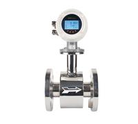 Misuratore di portata elettromagnetico in acciaio inossidabile RS485 4-20mA for acqua liquida for condotte DN15-DN50 Alta Sensibilità(DN25-DC24V)