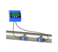 Misuratore di portata for liquidi a ultrasuoni di tipo diviso, alimentazione a clip esterna, sensore di flusso digitale a morsetto da 8-36 V CC for tubi in rame/PVC Alta sensibilità, basso errore(Host