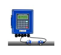 Misuratore di portata for liquidi a ultrasuoni digitale TUF-2000B con trasduttore TS-2 TM-1 TL-1 Misuratore di portata a parete for tubi in rame/PVC Letture precise(Ts-2 tm-1 tl-1)