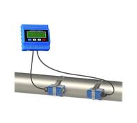 Misuratore di portata for liquidi a ultrasuoni TUF-2000M con sensore esterno TS-2 TM-1 TL-1, sensori di portata portatili con morsetto for tubi in rame/PVC Alta sensibilità, basso errore(TS-2)