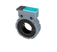 Misuratore di portata for liquidi ad ultrasuoni DN50-DN150 IP68 con display LCD, monitor di portata remoto elettronico Alta sensibilità, basso errore(DN80)