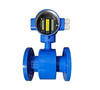 Misuratore di Portata Misuratore Di Portata D'acqua RS485 4-20mA, Elettromagnetico Liquidi Digitale for Acque Reflue Fango Acqua Mare Soluzione Acido-Alcalina(DN40)