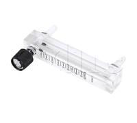 Misuratore di portata 'ossigeno LZQ-7 da 1 pezzo con valvola - Misuratore di portata del gas in acrilico/metallo da 120x76x20 mm for uso industriale