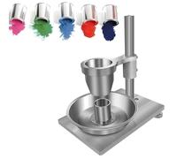 Misuratore di portata per test in polvere, alta precisione, 0,05 g, imbuto in acciaio inossidabile per polveri metalliche e non metalliche