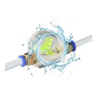 Misuratore Di Portata Raffreddato Ad Acqua Con Filettatura G1/4 A 2 Vie, Strumento Di Misurazione Del Filtro Con Connettore Da 8/10 Mm(1 to 1 Metal,10mm)