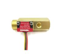 Misuratore di portata, Sensore di flusso 'acqua DN15 in ottone 1,75 MPa Hall Impulso 1/2" Flussimetro 5~18V con rilevamento a temperatura