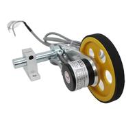 Misuratore di posizione della lunghezza della ruota a rulli, encoder rotativo ad impulsi, supporto a molla ad alta risoluzione, binario di sollevamento, tessuto, pelle(500PPR200mm)