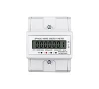 Misuratore di potenza con display digitale LCD AC230V 100A in contatori di energia Contatore elettrico intelligente Amperometro trifase Kwh(DTS024)