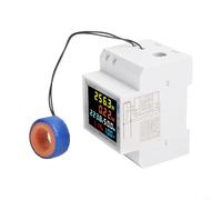 Misuratore di potenza con display digitale per Tuya Smart System con monitoraggio dell'energia e visualizzazione remota tramite app mobile per più siti (tipo esterno)