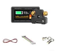 Misuratore di potenza della batteria, gamma di tensione 6-60V, monitoraggio in tempo reale con display LCD a colori ad alta risoluzione per applicazioni industriali e fai da te (A)