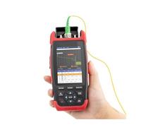 Misuratore di potenza in fibra ottica, Multifunction Mini OTDR Fiber Optic Reflectometer With 8 Functions 22dB VFL OPM OLS Event Map RJ45 Cable Tester Otdr(1310nm 1550nm(A))