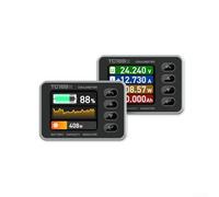 Misuratore di potenza, monitoraggio con display a colori ad alta risoluzione e monitoraggio del flusso energetico in tempo reale, per capacità batteria al litio (B)
