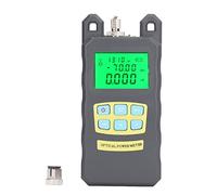 Misuratore di Potenza Ottica, Fibra Ottica Power Meter, Tester DBM Meter, 7 Lunghezze d'Onda 850-1625nm, Interfaccia Standard 2.5mm, Compatibile SC FC ST, Preciso e Resistente in ABS