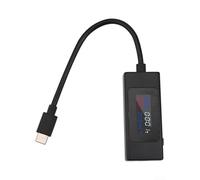 Misuratore di potenza USB-C per tensione, corrente e potenza (4,5-50 V/0-12 A/600 W) con supporto PD3.0/.0/VOOC, misurazione bidirezionale, (B)