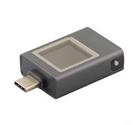 Misuratore di potenza USB-C per tensione, corrente e potenza (4,5-50 V/0-12 A/600 W) con supporto PD3.0/.0/VOOC, misurazione bidirezionale, (B)
