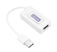 Misuratore di potenza USB compatto, letture precise di tensione e corrente con memorizzazione, supporta l'analisi della ricarica rapida, compatibile