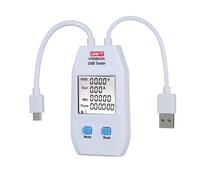 Misuratore di potenza USB LCD, tester USB, rilevatore, voltmetro, amperometro, tester digitale di capacitÃ di potenza (UT658-Dual)