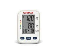 G3 Ferrari G30055 Misuratore di pressione da Braccio, 120 Memorie, pressione sistolica, diastolica e frequenza cardiaca, Bianco