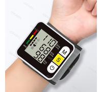 Misuratore di pressione arteriosa da polso digitale medico Misuratore di impulsi della frequenza cardiaca Misura sfigmomanometro Schermo LCD PR Assistenza sanitaria portatile