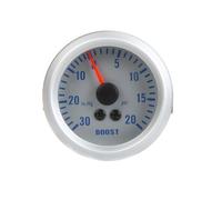 Misuratore di pressione del turbocompressore Turbo Boost Vacuum Gauge per auto - Misura la numeri e puntatore chiari Luce blu una lettura facile nel buio alta sensibilità da usare Misurazione 0 30in H
