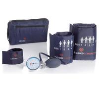 Misuratore di Pressione Sfigmomanometro ad aneroide palmare Kit completo di tre