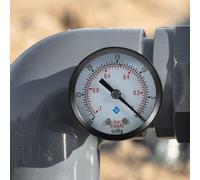 Misuratore di pressione vuoto per compressore d'aria Acqua Olio Gas 0 ~ -30inHg