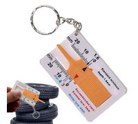 Misuratore di profondità dei pneumatici UK Digital Tires strumento di misurazione profondo | Professionale facile lettura Deepness GKey Ring incluso | Righello di spessore portatile ad alta precisione