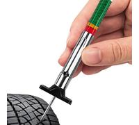 Misuratore di profondità del profilo: strumento per pneumatici, coltello compatto | misurazione codificata a colori ad alta precisione con indicatore rinforzato, strumento di ispezione accurato per le