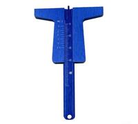 Misuratore di profondità pneumatici per auto, strumento leggero e portatile per valutare l'usura del battistrada (blu)