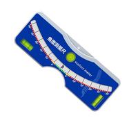 Misuratore di prova della scoliosi con bolla orizzontale, scoliometro 0-30° per diagnosi posteriore e correttore di valutazione
