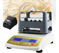 Misuratore Di Purezza Dell'oro Ad Alta Precisione Di 0,001 G/Cm³, Non Distruttivo Per Oro, Oro K, Argento, Platino E Palladio. Il Display Lcd Mostra Peso, Densità, Purezza(W/Printer,XF-300K)