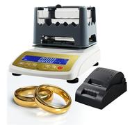 Misuratore Di Purezza Dell'oro Elettronico Digitale Con Stampante For Etichette Dati Misuratore Densità Metalli Preziosi Rilevatore Contenuto Non Distruttivo For Oro Argento Platino(600k)