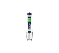 Misuratore di qualità 'acqua digitale 5 in 1 TDS EC PH Salinità Temperatura Tester for piscine termali Acquari Per giardinaggio e agricoltura(EZ-9909A)
